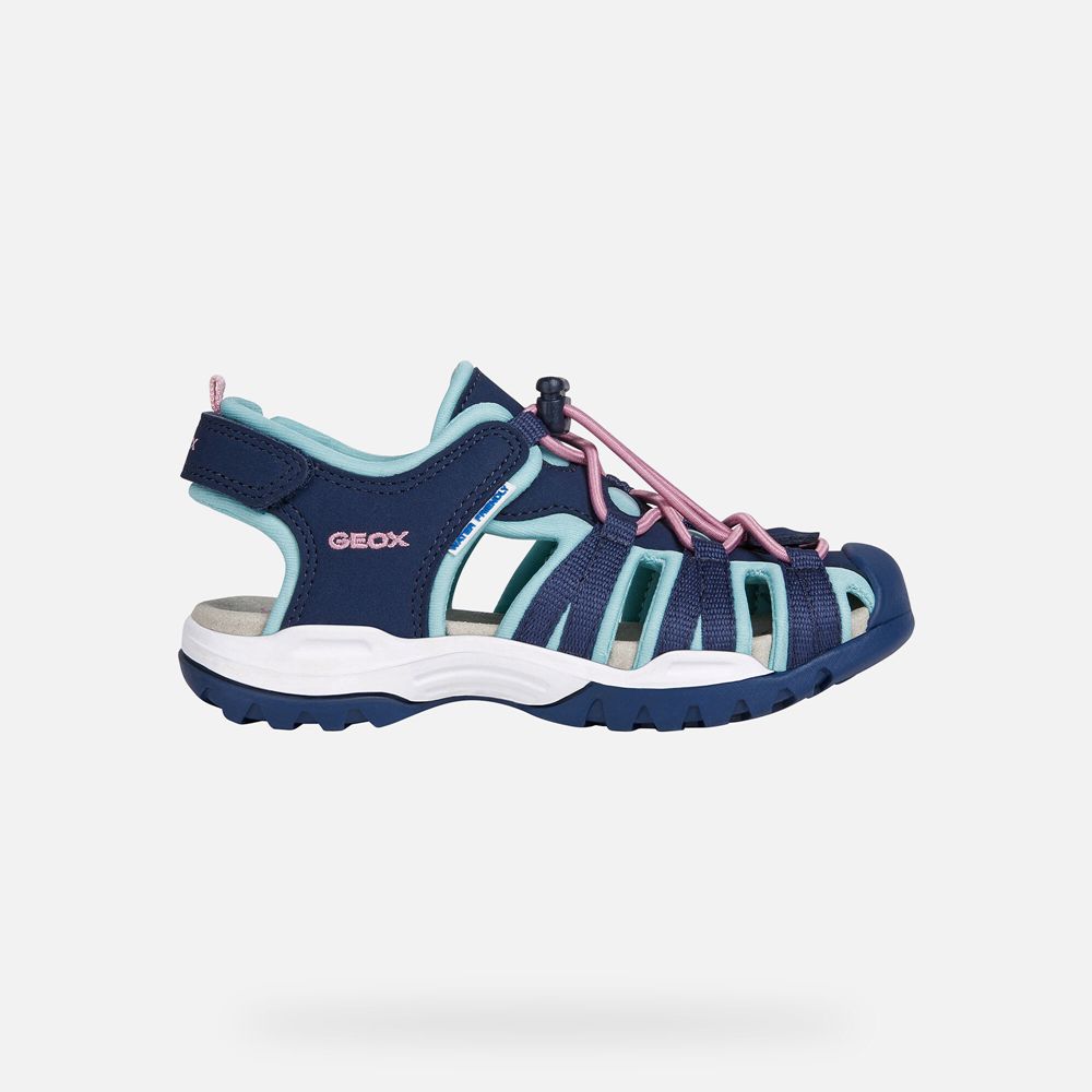 Sandalias Geox Menina Azuis - Borealis - QZHWB6735